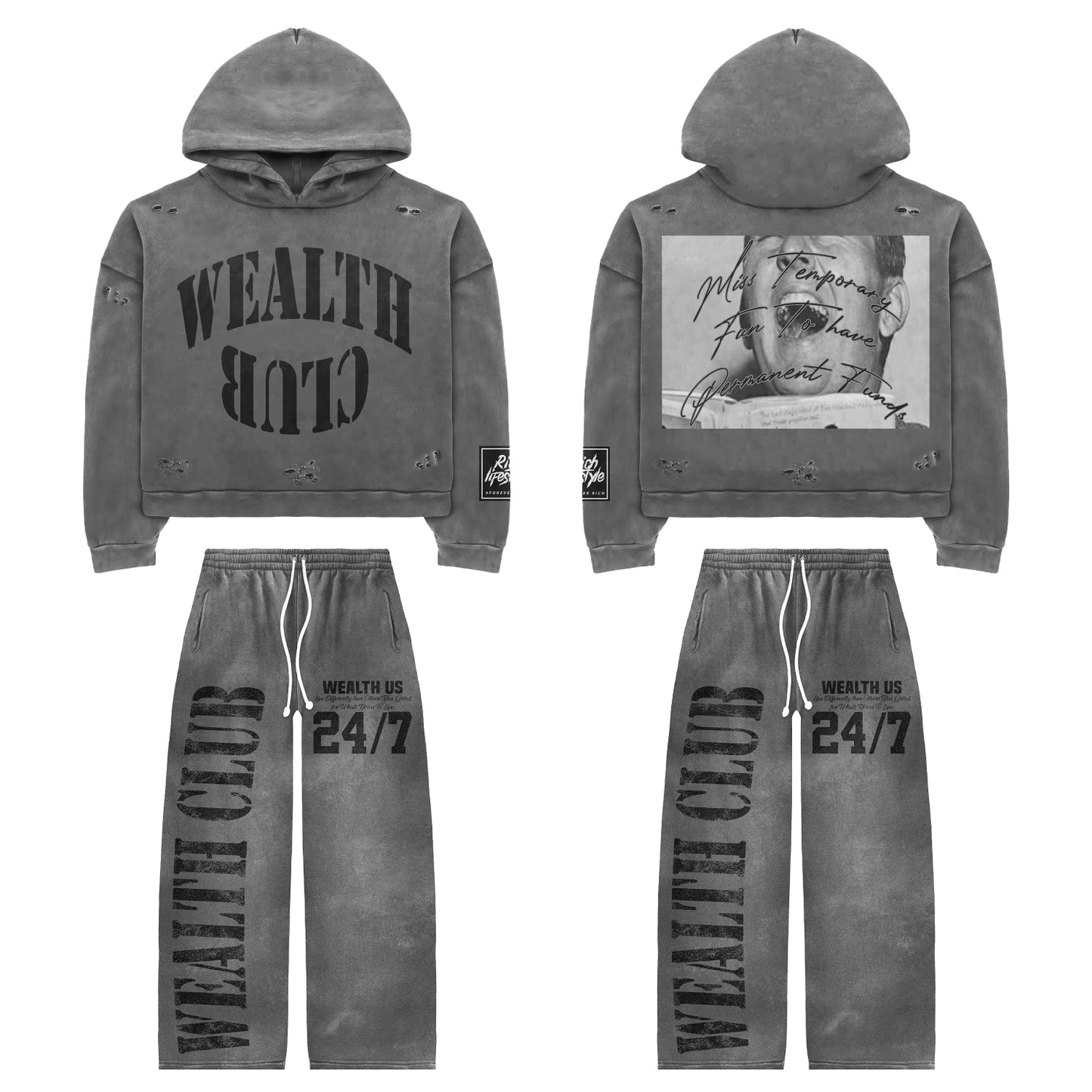 Wealth Club Sets Smoke Grey